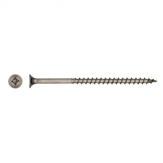 #8 x 2-1/2" Countersunk Stainless Steel Decking Wood Screw 250 Pc.   537-322