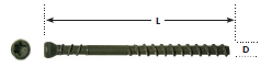 #7 x 2-3/8" CAMO® Steel Decking Screw 700 Pc.   215-118