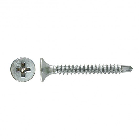 #7 x 2" Countersunk Steel Drywall Screw 375 Pc.   537-296