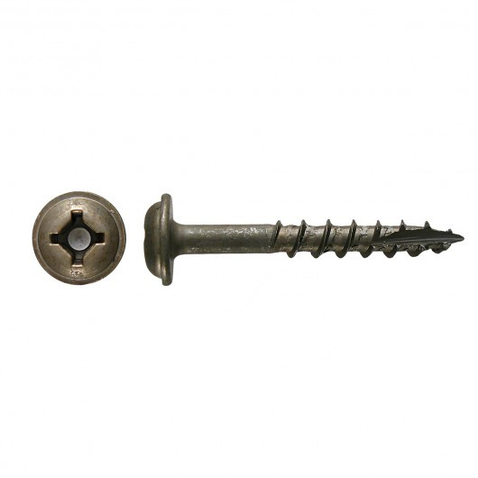 #7 x 1-1/2" Pan Head Steel Pocket Hole Screw 250 Pc.   214-950