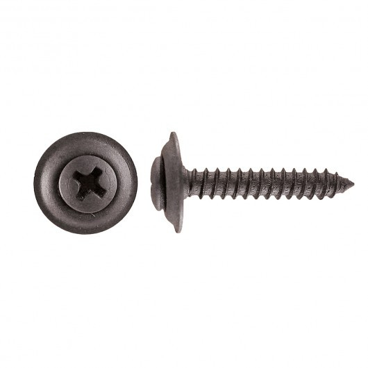 #10 x 1" Oval Head Steel Trim Screw 50 Pc.   229-887