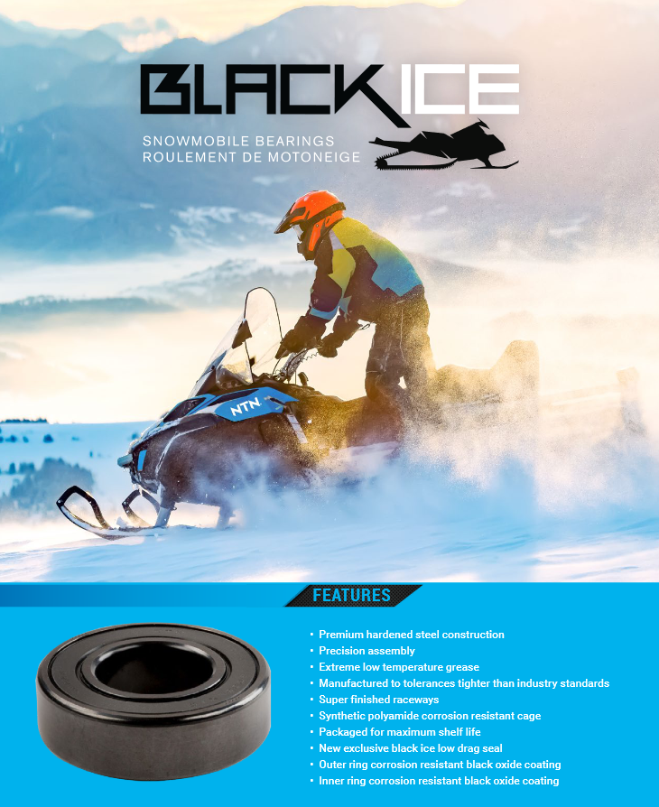 Low Temperature Snowmobile Radial Ball Bearing  FORMULA_AS205-1B