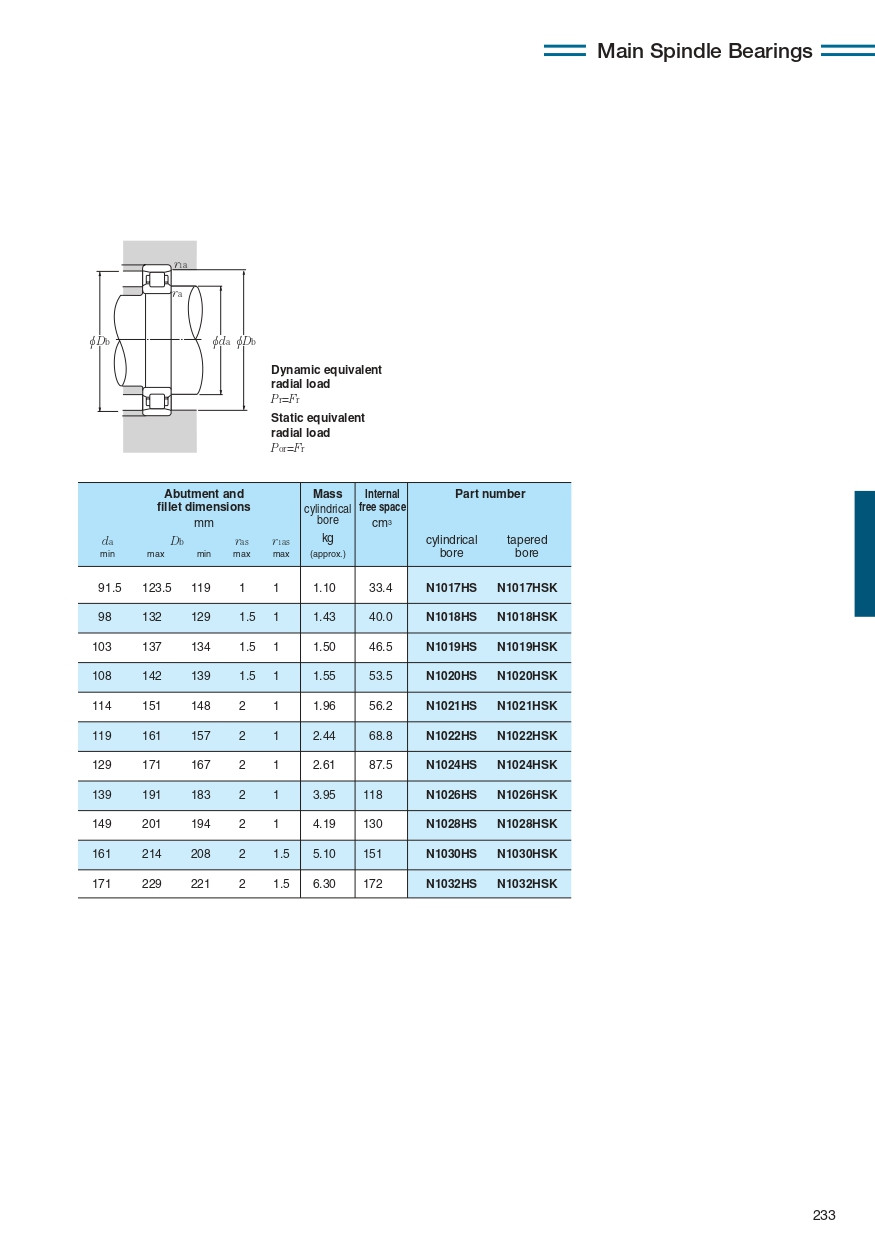 Precision ISO Cylindrical Roller Bearing Assembly  N1020HSCS12P4