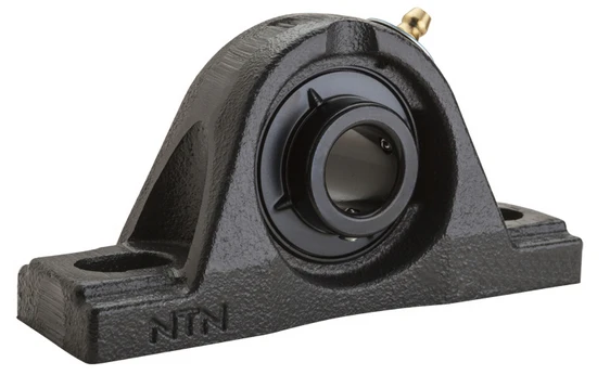 1-1/8" Ultra-Class Cast Iron Two Bolt Pillow Block w/Wide Set Screw Insert Bearing - Standard Duty  UCP-1.1/8
