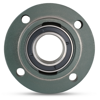 Cast Iron Four Bolt Round Piloted Flange Block w/Taper Bore Insert Bearing - Standard Duty  UKFC209D1