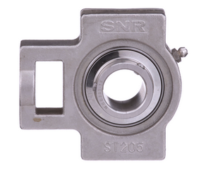 12mm Stainless Take-Up Block w/Stainless Wide Set Screw Insert Bearing  SUCT201