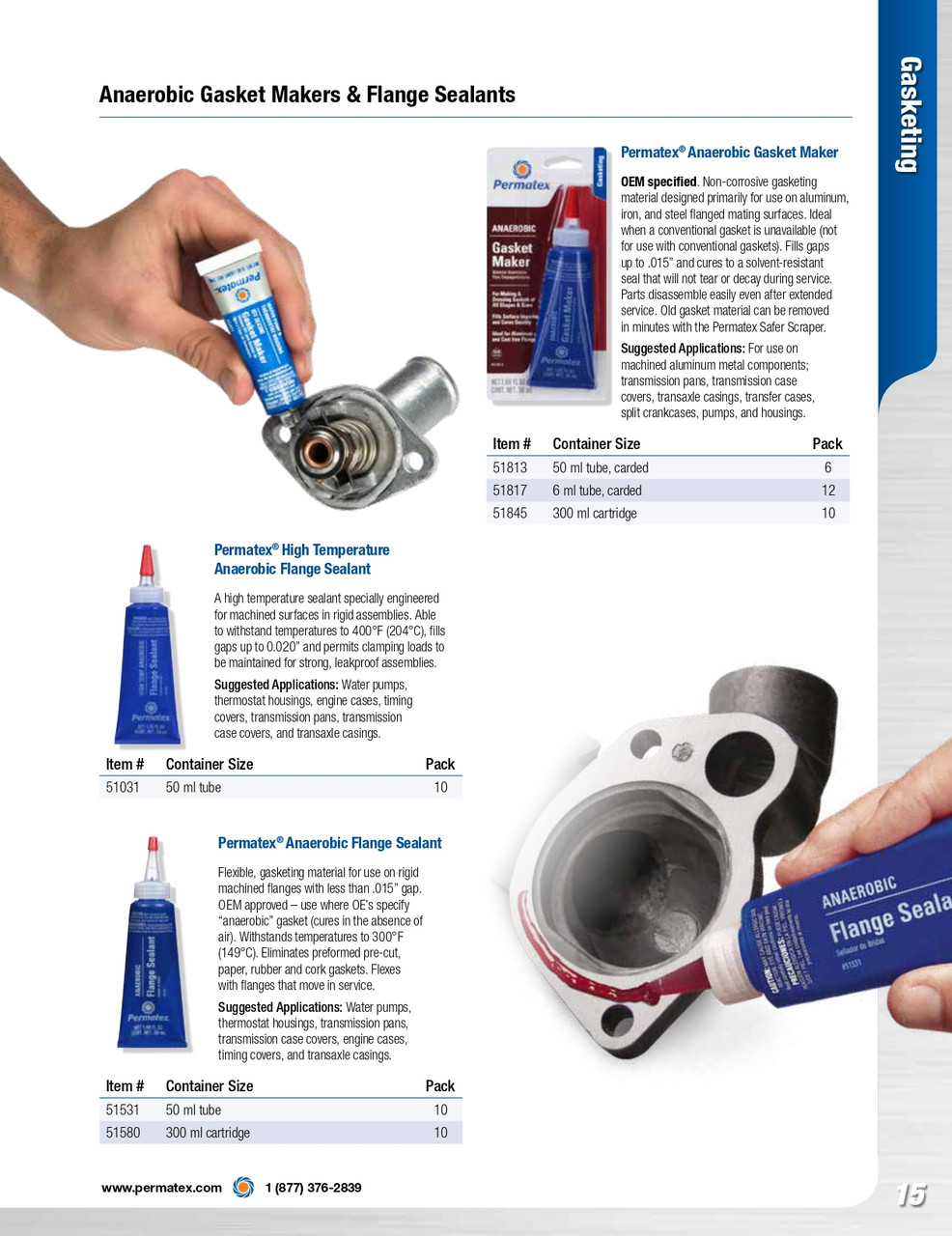 Anaerobic Flange Sealant 300ml Cartridge   51580