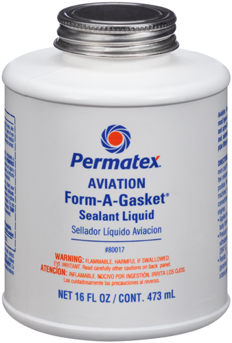 Aviation Gasket Sealant Liquid 473ml Can   80017