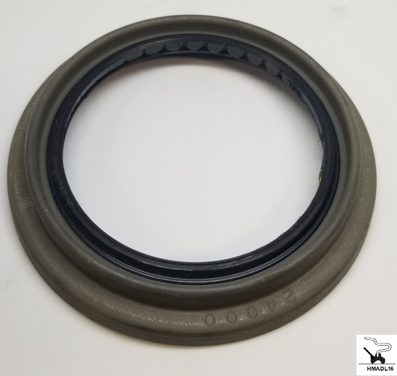 2.42" (61.47mm) Inch Metal Double Lip Nitrile Grease Seal  24000 HMADL16 R