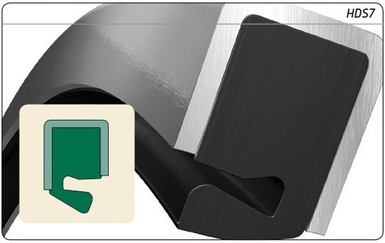 235mm (9.252") Metric H/D Metal Single Lip Hydrogenated Nitrile Grease Seal  235X270X16 HDS7 H