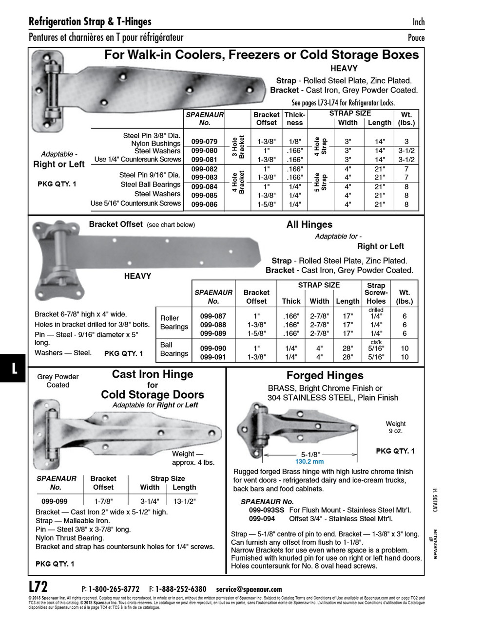 Steel Hinge Bracket Offset .166"Th X 2 7/8"W X 17" Strap 1" Offset Steel-Strap/Iron-Bracket Heavy Zinc Plated   099-087