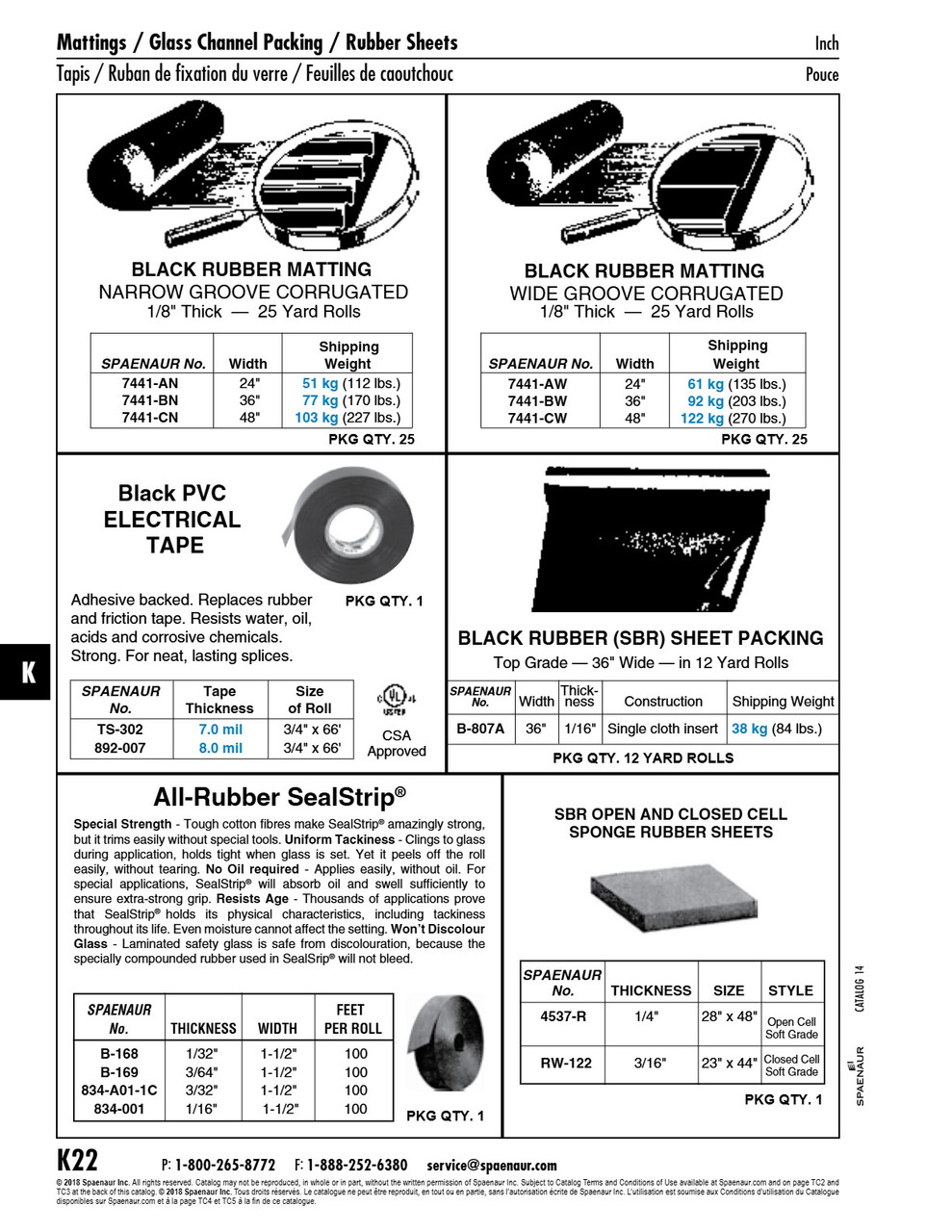 All-Rubber Sealstrip Glass-Setting Tape 1 1/2" Wide X 1/16" Thick X 100' Roll Rubber Black   834-001