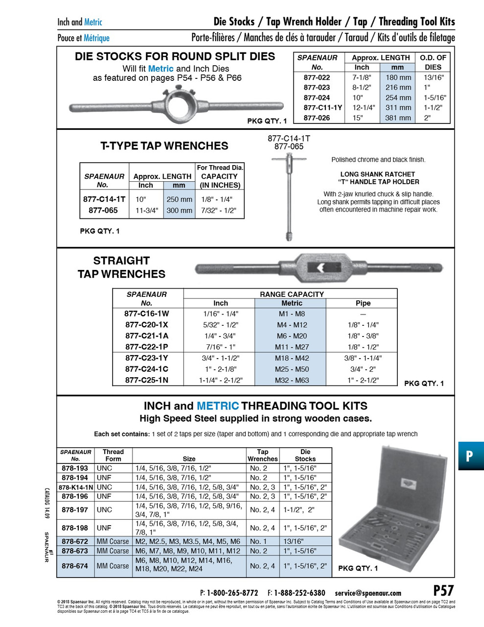 "T" Handle Tap Holder Long Shank (250Mm) Ratchet Type 2Mm-6Mm Tap Range Steel   877-C14-1T