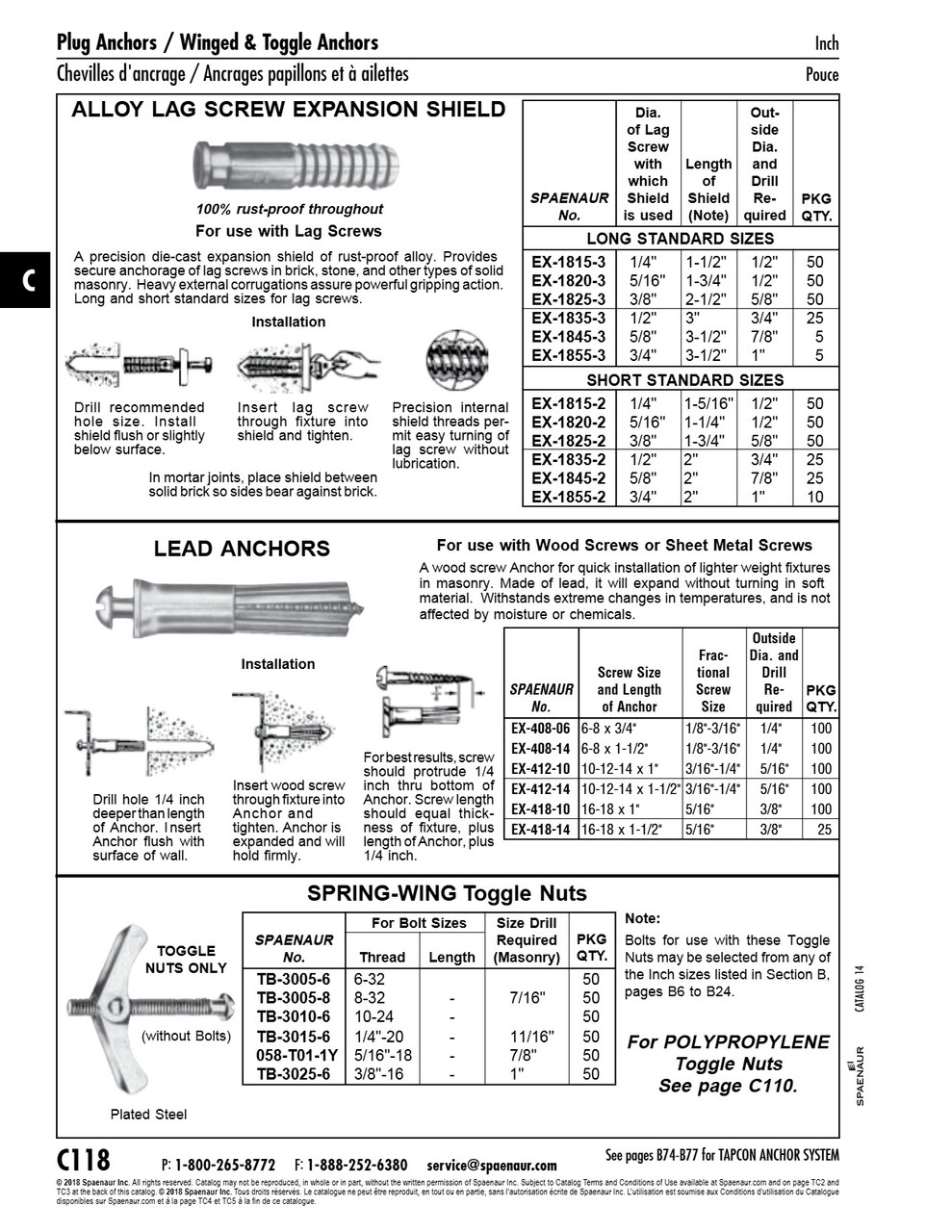 Spring Toggle Wing Nut #10-24 (3/16") Low Carbon Steel Zinc Plated   TB-3010-6