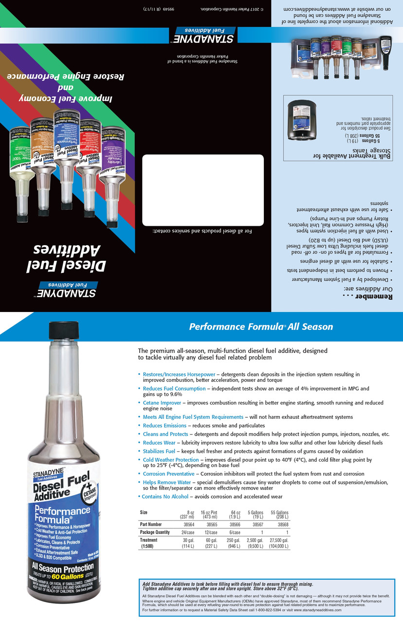 Diesel Fuel Additive Performance Formula® Fuel Additive 19L   38567C