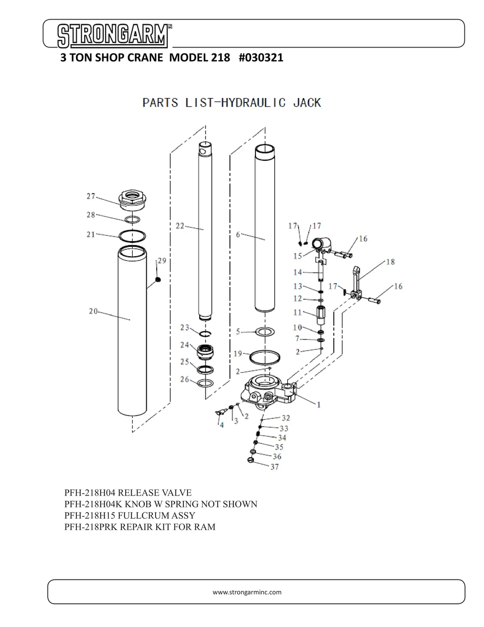 3 Ton Engine Crane - Heavy Duty  030321