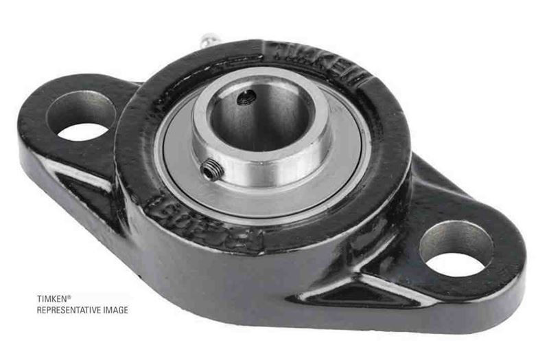 1-11/16" Standard Duty Eccentric Locking Collar Rhombus Flange Block Assembly   UELFL209-27