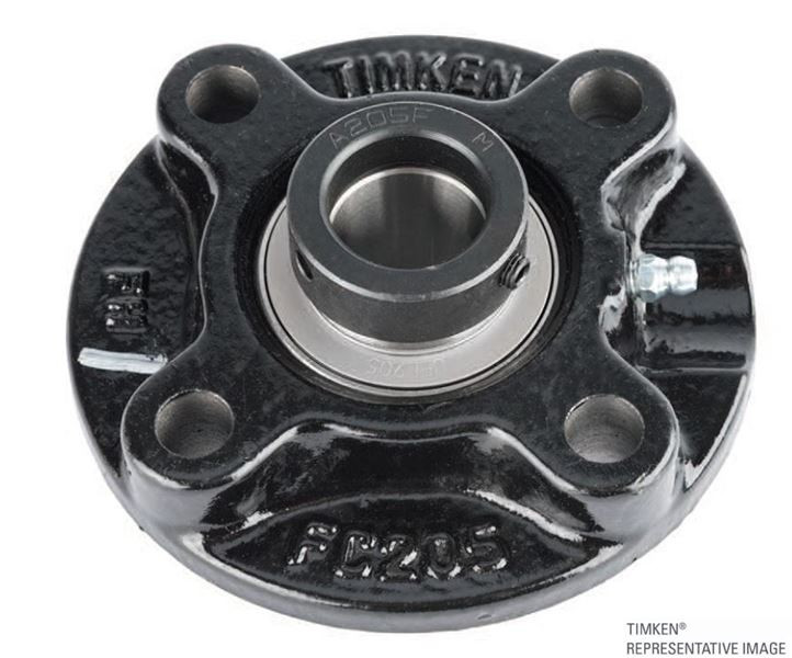 1-7/16" Standard Duty Eccentric Locking Collar Piloted Flange Block Assembly   UELFC207-23