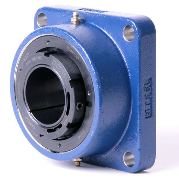 3-1/2" Timken QVVFC Square Pilot Flange Block - Double V-Lock® - Teflon Labyrinth Seals - Fixed  QVVFC20V308ST