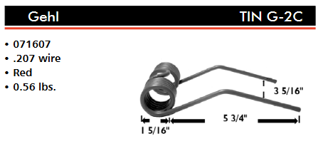 Gehl Baler Tooth  TING-2C