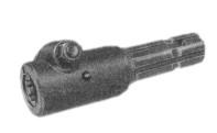 1-3/8"-21 Spline Female x 1-3/8"-6 Spline Male Clamp type PTO Adapter  PTO0332-00087