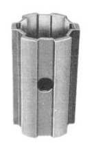 1-1/8"-6 Spline Female x 1-3/8"-6 Spline Male x 2" PTO Shaft Sleeve Increaser  PTO0332-00363