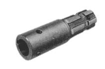 1-3/8"-6 Spline Male x 1-3/8" Round Shaft Female PTO Adapter  PTO0332-00432