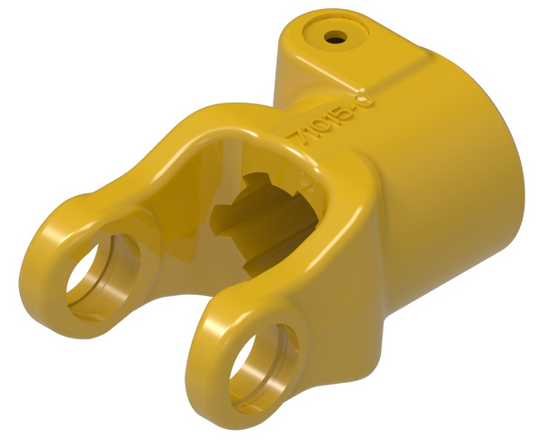 1-3/8"-6 Spline - Push Pin QD Yoke - Bondioli® 1 Series  PTO102-6106