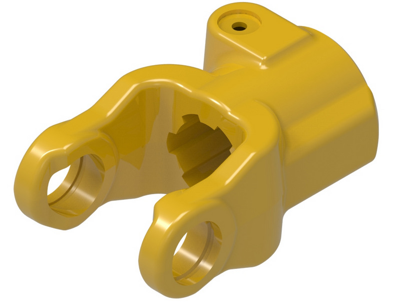1-3/8"-6 Spline - Push Pin QD Yoke - Bondioli® 2 / Walterscheid® AW20 Series  PTO102-8206