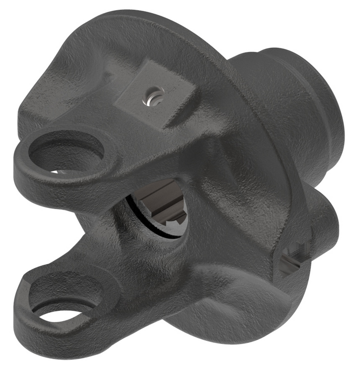 1-3/8"-6 Spline - Ball Shear Clutch Spring-Lok QD Yoke - 35 Series  PTO104-3506