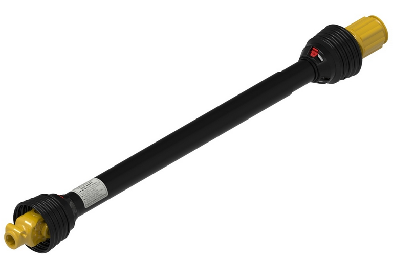 1-3/8"-6 Spline Push Pin QD Yoke - 1-3/8"-6 Spline Spring-Lok Ratchet Clutch Yoke - Four Yoke Driveline Assembly - Bondioli® 4 Series  PTO14206454