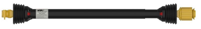 1-3/8"-6 Spline Push Pin QD Yoke - 1-3/8"-6 Spline Spring-Lok Ratchet Clutch Yoke - Four Yoke Driveline Assembly - Bondioli® 4 Series  PTO14206454