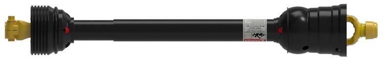 1-3/8"-6 Spline 80° CV Auto-Lok QD Yoke - 1-3/4"-20 Spline Clamp Yoke - Four Yoke Driveline Assembly - Walterscheid® AW35-80  PTO14516855