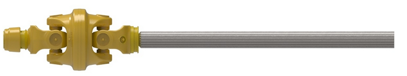 1-3/8"-21 Spline 80° CV Auto-Lok QD Yoke - 1-3/4"-20 Spline Telescope Shaft Assembly - Category 6-80  PTO15656800