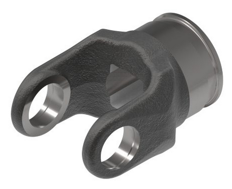 1 x 1-1/8" Rectangular - Shaft Weld Yoke - 14 Series  PTO3001400