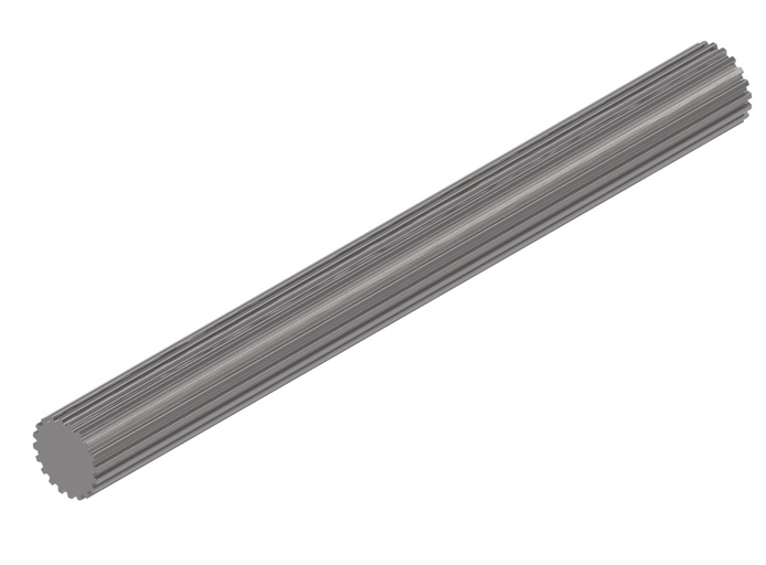 1-5/16"-20  x 3' Splined PTO Shaft  PTO4042120