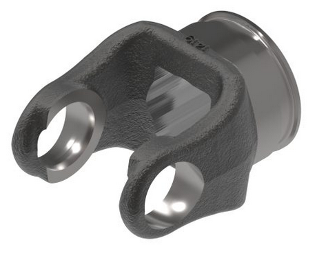 1 x 1-1/8" Rectangular - Tube Weld Yoke - 6 Series  PTO7000600