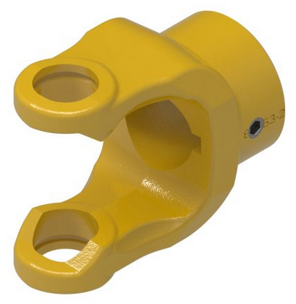 1-1/4" Round - Setscrew Yoke - Bondioli® 4 / Walterscheid® AW21 Series  PTO8008410