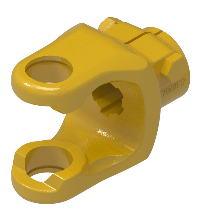 1-3/4"-6 Spline - Clamp Yoke - Bondioli® 6 / Walterscheid® AW22 Series  PTO8078606