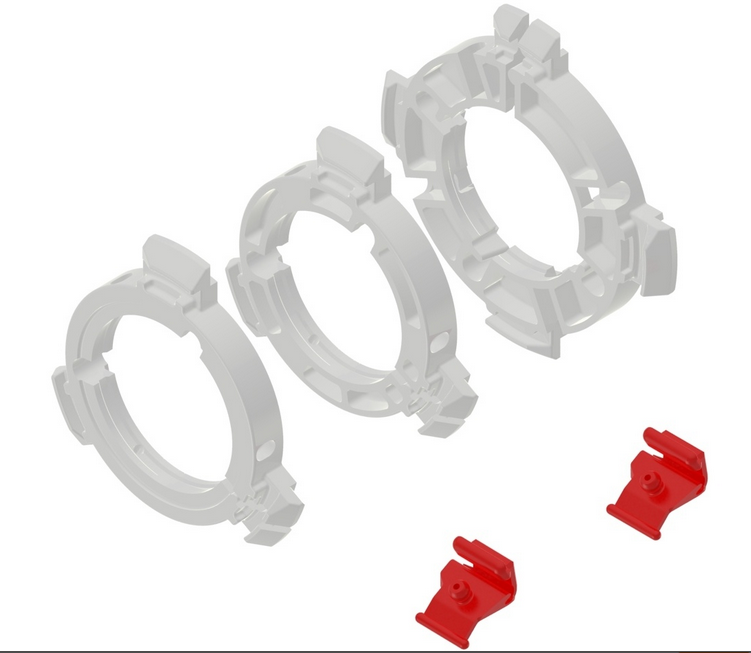 Easy Lock - Wide Angle CV - Guard Bearing & Clip Kit - Category 3-80  PTO9211400