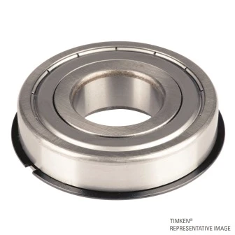 50 x 90 x 20mm Open Deep Groove Single Row Ball Bearing w/ Snap Ring   6210-ZZ-NR-C3