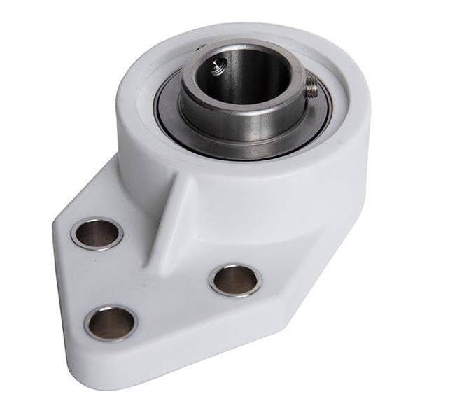 30mm Polymer Set Screw Three-Bolt Flange Block Assembly   SUCPLFB206/F