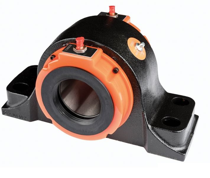2-11/16" Four Bolt Type-E Taper Roller Bearing Pillow Block - Double Locking Collar  E-P4B-TRB-2 11/16