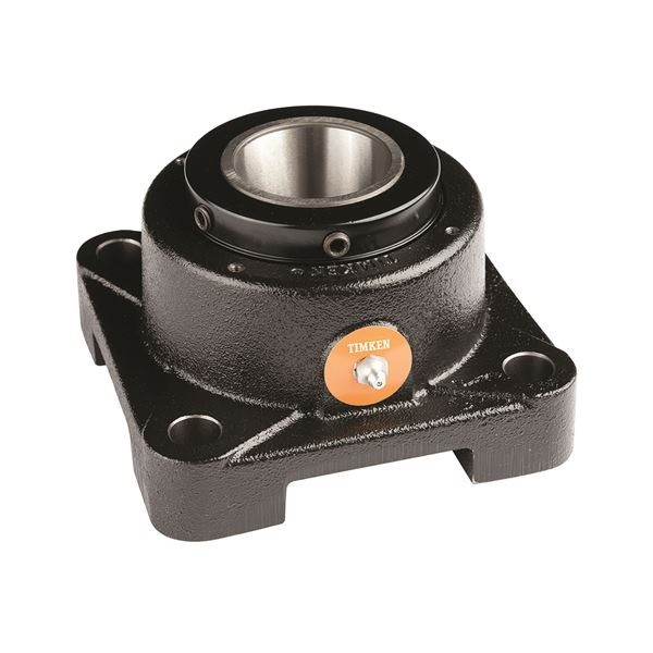 40mm Four Bolt Type-E Taper Roller Bearing Flange Block - Single Locking Collar  E-4BFA-TRB-40MM