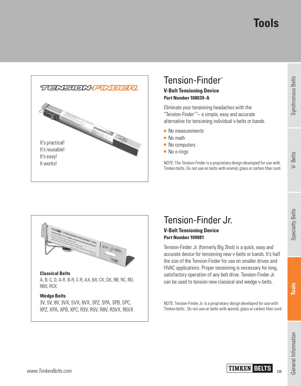 Belt Tension-Finder® Tool   108039-A