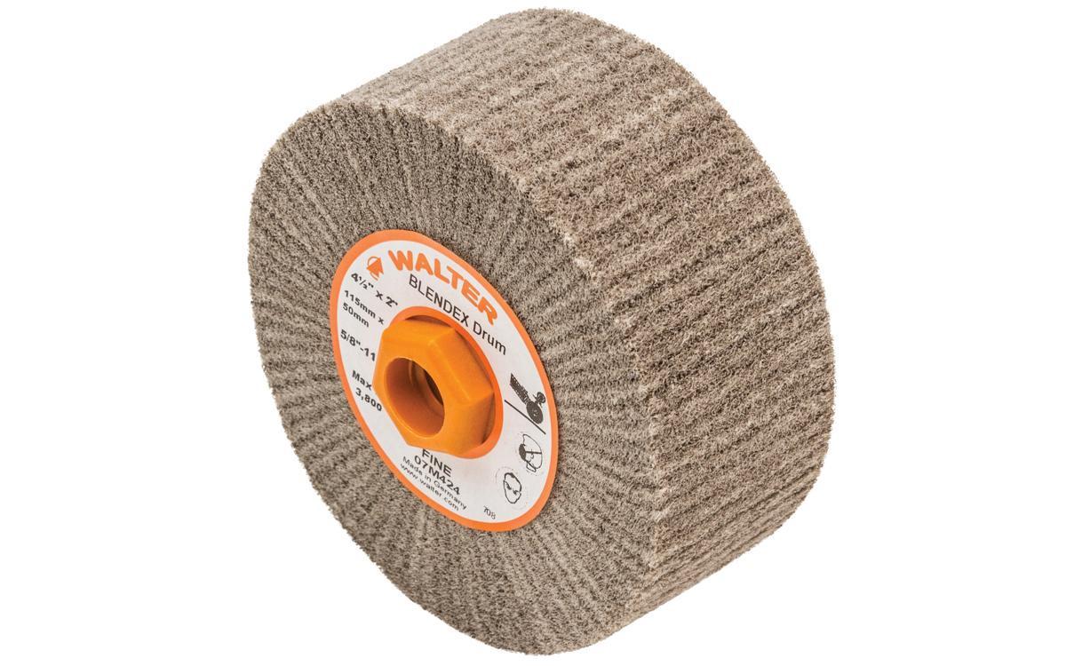 Blendex® 4-1/2 x 2 x 5/8"-11 Fine Flap Drum   07M424