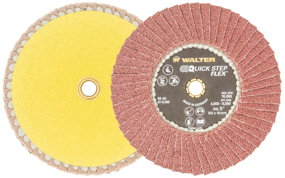 Quick-Step Flex® 10 Pc. 5" 60G Flap Disc   07Q506