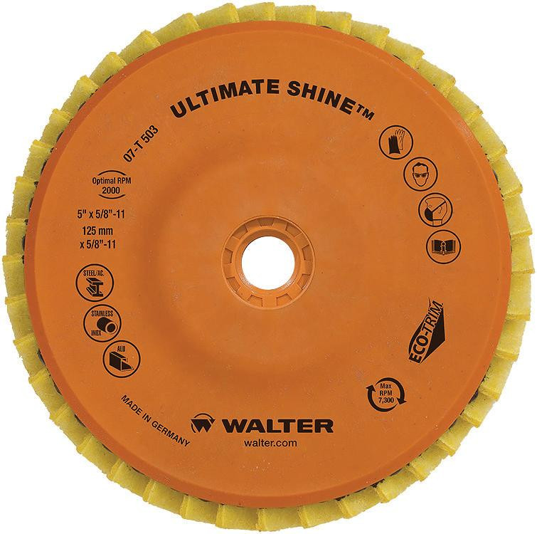 Ultimate Shine® 5 Pc. 5 x 5/8"-11 Polish Flap Disc   07T503