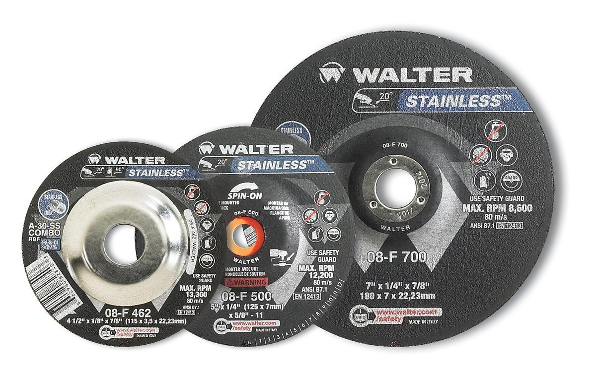 Stainless® 10 Pc. 9 x 1/4 x 5/8"-11 A-30 Grinding Wheel   08F905