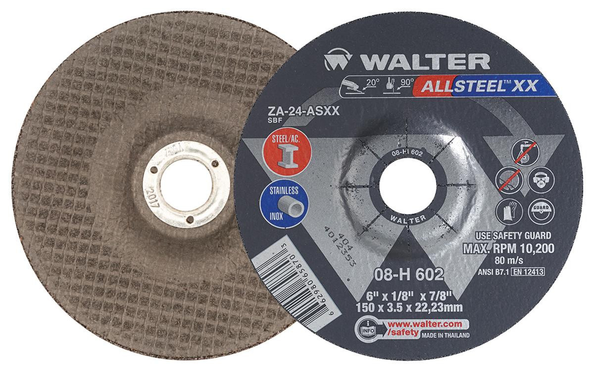 HP XX® 25 Pc. 6 x 1/8 x 7/8" ZA-24 Grinding Wheel   08H602